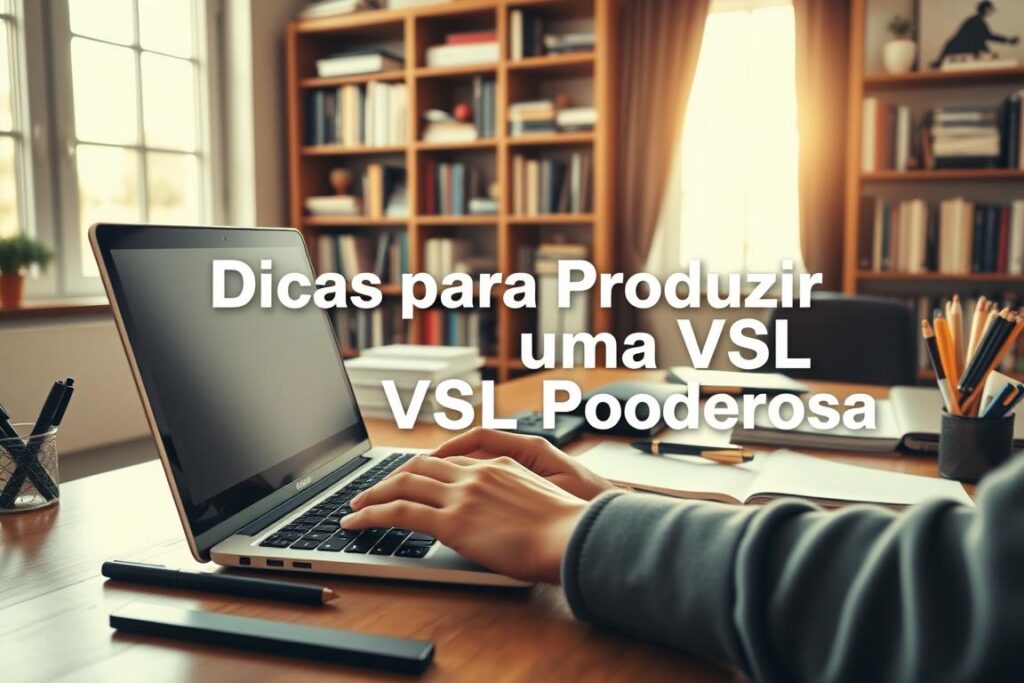 dicas para produzir uma vsl poderosa